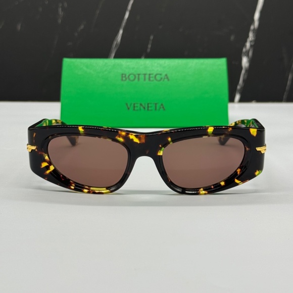 NEW BV1144S 002 BOTTEGA VENETA BROWN HAVANA CAT EYE WOMEN SUNGLASSES main image 10